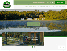 Tablet Screenshot of campdearborn.com